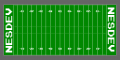 American football field (for Mode 7) by tepples
